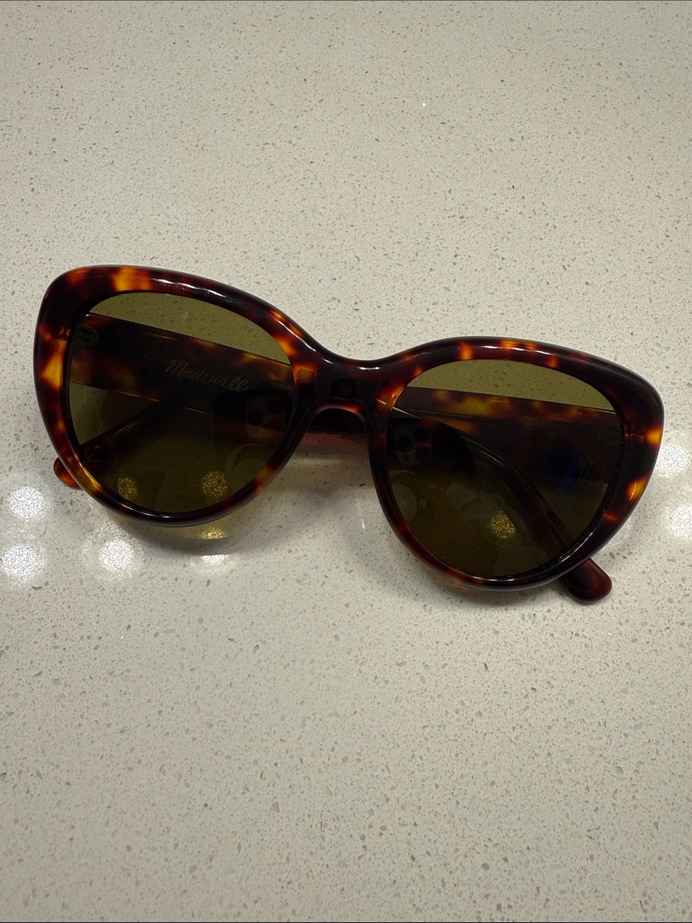 Madewell Tortoiseshell Cat-Eye Women’s Sunglasses - Brown Lenses